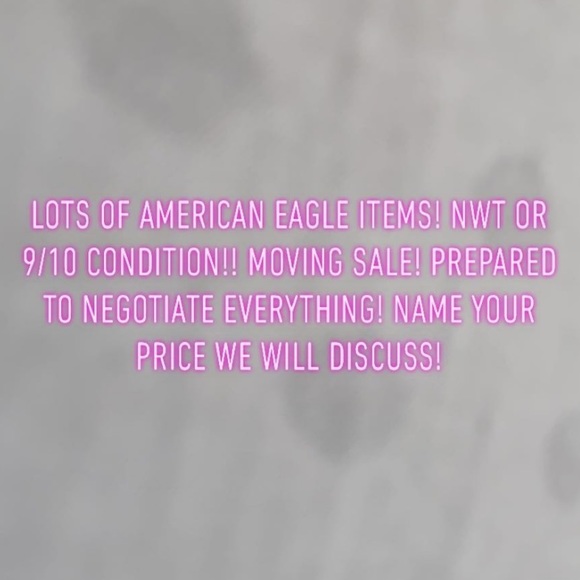 AEO American Eagle Items